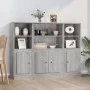 Aparador alto 3 piezas madera contrachapada gris Sonoma von , Sideboards - Ref: Foro24-3185309, Preis: 205,58 €, Rabatt: %