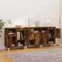 Aparadores 3 uds madera contrachapada roble ahumado 60x35x70 cm by , Sideboards - Ref: Foro24-3185740, Price: 201,84 €, Disco...