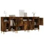 Aparadores 3 uds madera contrachapada roble ahumado 60x35x70 cm by , Sideboards - Ref: Foro24-3185740, Price: 201,84 €, Disco...
