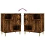 Aparadores 3 uds madera contrachapada roble ahumado 60x35x70 cm by , Sideboards - Ref: Foro24-3185740, Price: 201,84 €, Disco...