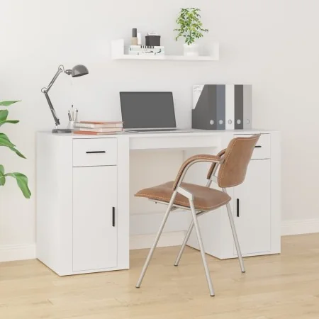 Escritorio con armario madera contrachapada blanco von , Schreibtische - Ref: Foro24-3185431, Preis: 147,00 €, Rabatt: %