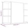 Set de muebles de baño 4 pzas madera contrachapada marrón roble de , Muebles de baño - Ref: Foro24-3187614, Precio: 238,50 €,...