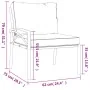 Juego de muebles de jardín 6 piezas acero con cojines gris de , Conjuntos de jardín - Ref: Foro24-3187952, Precio: 563,10 €, ...