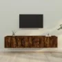 Set de muebles de TV 4 pzas madera contrachapada roble ahumado von , TV-Möbel - Ref: Foro24-3188435, Preis: 120,46 €, Rabatt: %