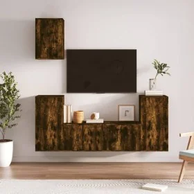 Set de muebles de TV 5 pzas madera contrachapada roble ahumado von , TV-Möbel - Ref: Foro24-3188579, Preis: 206,14 €, Rabatt: %