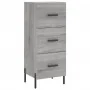Aparador alto madera contrachapada gris Sonoma 34,5x34x180 cm by , Sideboards - Ref: Foro24-3198863, Price: 124,21 €, Discoun...