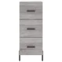 Aparador alto madera contrachapada gris Sonoma 34,5x34x180 cm by , Sideboards - Ref: Foro24-3198863, Price: 124,21 €, Discoun...