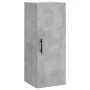 Aparador de madera contrachapada gris hormigón 34,5x34x180 cm by , Sideboards - Ref: Foro24-3198877, Price: 118,62 €, Discoun...