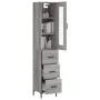 Aparador alto madera contrachapada gris Sonoma 34,5x34x180 cm de , Aparadores - Ref: Foro24-3199239, Precio: 124,00 €, Descue...