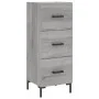 Aparador alto madera contrachapada gris Sonoma 34,5x34x180 cm de , Aparadores - Ref: Foro24-3199239, Precio: 124,00 €, Descue...