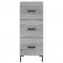 Aparador alto madera contrachapada gris Sonoma 34,5x34x180 cm de , Aparadores - Ref: Foro24-3199239, Precio: 124,00 €, Descue...