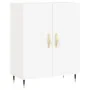 Aparador alto madera contrachapada blanco 69,5x34x180 cm de , Aparadores - Ref: Foro24-3198193, Precio: 164,98 €, Descuento: %