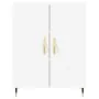 Aparador alto madera contrachapada blanco 69,5x34x180 cm de , Aparadores - Ref: Foro24-3198193, Precio: 164,98 €, Descuento: %