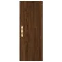 Aparador alto madera contrachapada roble marrón 34,5x34x180 cm by , Sideboards - Ref: Foro24-3198840, Price: 110,87 €, Discou...