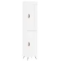 Aparador alto madera contrachapada blanco 34,5x34x180 cm von , Sideboards - Ref: Foro24-3200105, Preis: 106,58 €, Rabatt: %
