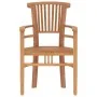 Juego de comedor para jardín 5 piezas madera maciza de teca de , Conjuntos de jardín - Ref: Foro24-3155773, Precio: 662,21 €,...