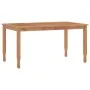 Juego de comedor para jardín 5 piezas madera maciza de teca de , Conjuntos de jardín - Ref: Foro24-3155773, Precio: 662,21 €,...