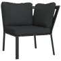 Juego de muebles de jardín 11 pzas acero con cojines gris von , Gartensets - Ref: Foro24-3187946, Preis: 1,00 €, Rabatt: %