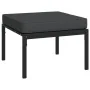 Juego de muebles de jardín 11 pzas acero con cojines gris von , Gartensets - Ref: Foro24-3187946, Preis: 1,00 €, Rabatt: %