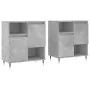 Aparadores 2 uds madera contrachapada gris hormigón von , Sideboards - Ref: Foro24-3190121, Preis: 111,67 €, Rabatt: %