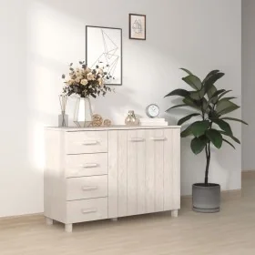 Aparador HAMAR madera maciza de pino blanco 113x40x80 cm by , Sideboards - Ref: Foro24-340445, Price: 155,45 €, Discount: %