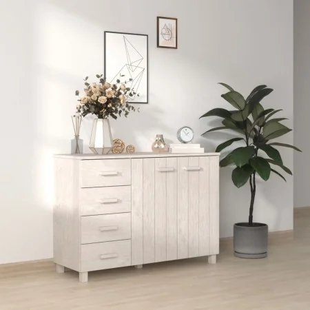 Aparador HAMAR madera maciza de pino blanco 113x40x80 cm by , Sideboards - Ref: Foro24-340445, Price: 155,45 €, Discount: %