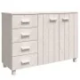 Aparador HAMAR madera maciza de pino blanco 113x40x80 cm by , Sideboards - Ref: Foro24-340445, Price: 155,45 €, Discount: %