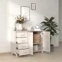 Aparador HAMAR madera maciza de pino blanco 113x40x80 cm by , Sideboards - Ref: Foro24-340445, Price: 155,45 €, Discount: %