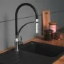 EISL Grifo monomando cocina con caño tacto suave CARNEO negro cromado by , Faucets - Ref: Foro24-446464, Price: 102,75 €, Dis...