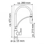 EISL Grifo monomando cocina con caño tacto suave CARNEO negro cromado by , Faucets - Ref: Foro24-446464, Price: 102,75 €, Dis...