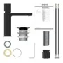 SCHÜTTE Grifo monomando de lavabo NEW YORK negro mate von , Wasserhähne - Ref: Foro24-446549, Preis: 118,85 €, Rabatt: %