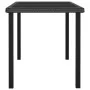 Mesa de comedor para jardín ratán sintético negro 140x70x73 cm de , Mesas de jardín - Ref: Foro24-315115, Precio: 157,83 €, D...