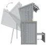 Silla Strandkorb con cojines ratán sintético madera azul blanco by , Loungers - Ref: Foro24-318660, Price: 295,37 €, Discount: %