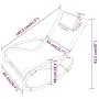 Tumbona con almohada acero y textilene verde de , Tumbonas - Ref: Foro24-317586, Precio: 74,40 €, Descuento: %