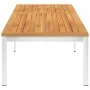 Tumbona con cojín madera maciza de acacia y acero inoxidable by , Loungers - Ref: Foro24-3061469, Price: 241,78 €, Discount: %