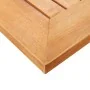 Tumbona con cojín madera maciza de acacia y acero inoxidable by , Loungers - Ref: Foro24-3061469, Price: 241,78 €, Discount: %