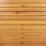 Tumbona con cojín madera maciza de acacia y acero inoxidable by , Loungers - Ref: Foro24-3061469, Price: 241,78 €, Discount: %