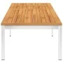 Tumbona con cojín madera maciza de acacia y acero inoxidable by , Loungers - Ref: Foro24-3061460, Price: 241,78 €, Discount: %