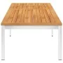 Tumbona con cojín madera maciza de acacia y acero inoxidable de , Tumbonas - Ref: Foro24-3061462, Precio: 240,67 €, Descuento: %