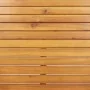 Tumbona con cojín madera maciza de acacia y acero inoxidable de , Tumbonas - Ref: Foro24-3061462, Precio: 240,67 €, Descuento: %