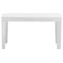 Set de muebles de jardín 4 piezas con cojines plástico blanco von , Gartensets - Ref: Foro24-3052964, Preis: 340,77 €, Rabatt: %
