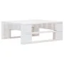 Muebles de palés 6 pzas y cojines madera pino impregnada blanco by , Garden sets - Ref: Foro24-3067003, Price: 633,82 €, Disc...