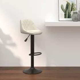Taburete de cocina de terciopelo crema by , Kitchen stools - Ref: Foro24-335337, Price: 70,57 €, Discount: %