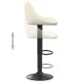 Taburete de cocina de terciopelo crema de , Taburetes de cocina - Ref: Foro24-335337, Precio: 70,56 €, Descuento: %