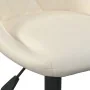 Taburete de cocina de terciopelo crema de , Taburetes de cocina - Ref: Foro24-335337, Precio: 70,56 €, Descuento: %