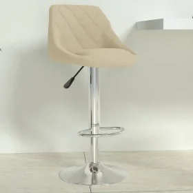 Taburete de cocina de terciopelo crema by , Kitchen stools - Ref: Foro24-335293, Price: 90,59 €, Discount: %