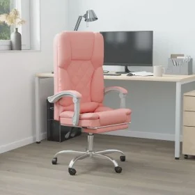 Silla de oficina reclinable masaje cuero sintético rosa von , Bürostühle - Ref: Foro24-349691, Preis: 122,57 €, Rabatt: %