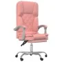 Silla de oficina reclinable masaje cuero sintético rosa von , Bürostühle - Ref: Foro24-349691, Preis: 122,57 €, Rabatt: %