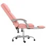 Silla de oficina reclinable masaje cuero sintético rosa von , Bürostühle - Ref: Foro24-349691, Preis: 122,57 €, Rabatt: %
