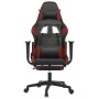 Silla gaming masaje reposapiés cuero sintético negro rojo tinto von , Gaming-Stühle - Ref: Foro24-345529, Preis: 121,71 €, Ra...